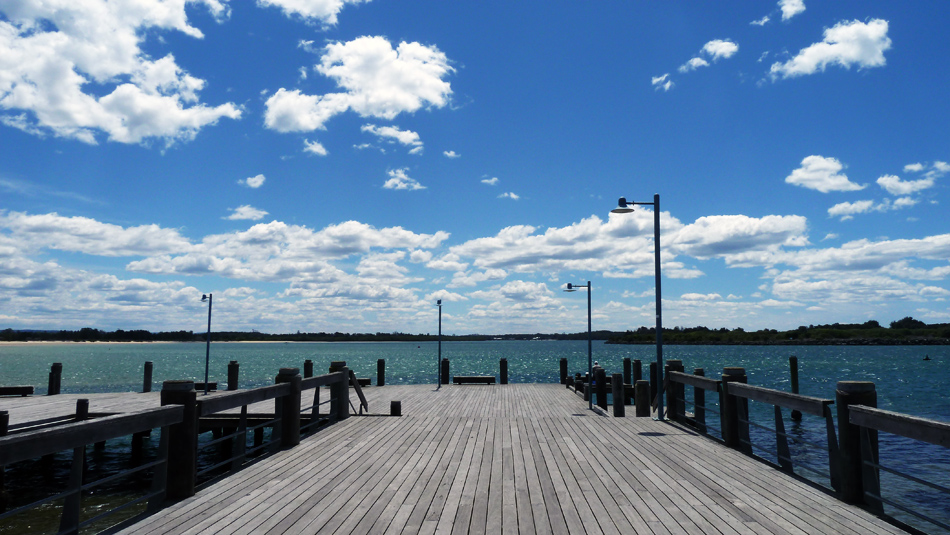 Noon at the pier