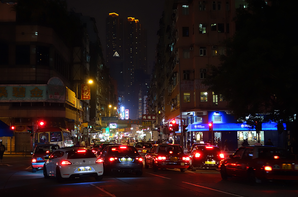 Nighttime Kowloon