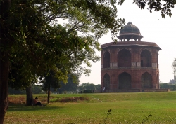 'Under a tree' - Sher Mandal, Delhi, India, 2011