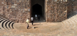 'Descending' - Purana Qila, Delhi, India, 2011